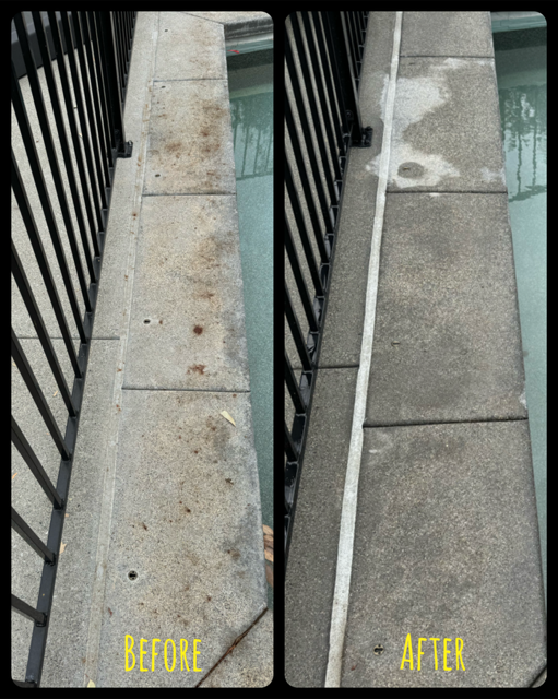 Rancho Santa Fe Pool Deck Pressure Washing