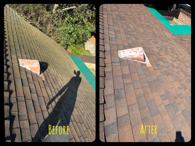 Soft Wash Shingle Roof Cleaning in San Diego, CA